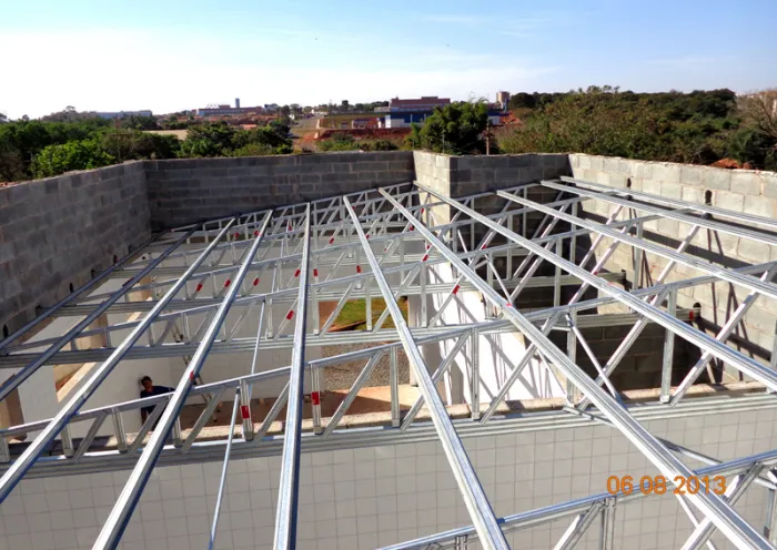 Imagem ilustrativa de Estrutura metálica para casas